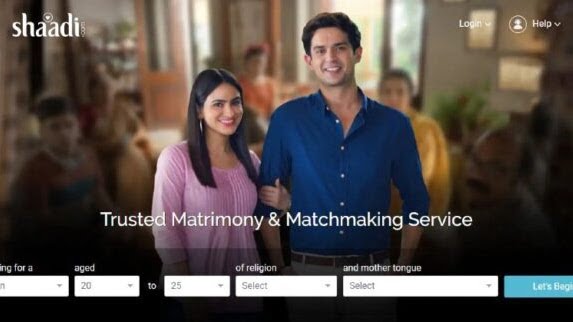 Best indian matrimony sites - Shaadi